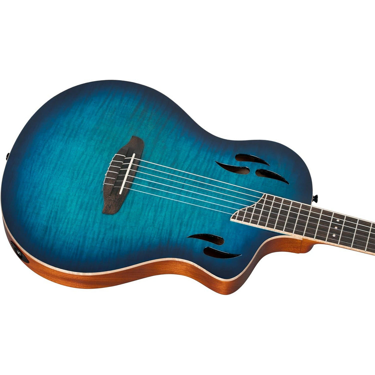 Ortega Guitars RTPDLX-FMA TourPlayer Series Full Size Acoustic Electric Guitar