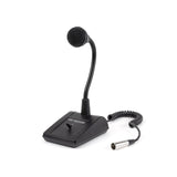 Pure Resonance Audio Paging Sound System with (6) S5 Indoor/Outdoor Surface Mount Speakers, RMA350BT Rack Mount Bluetooth Mixer Amplifier, and PTT1 Push-to-Talk Microphone