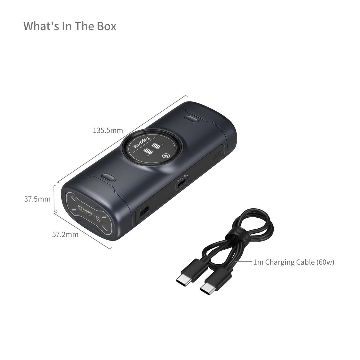 SmallRig 5106 Portable Charger Case for NP-FZ100 Camera Battery