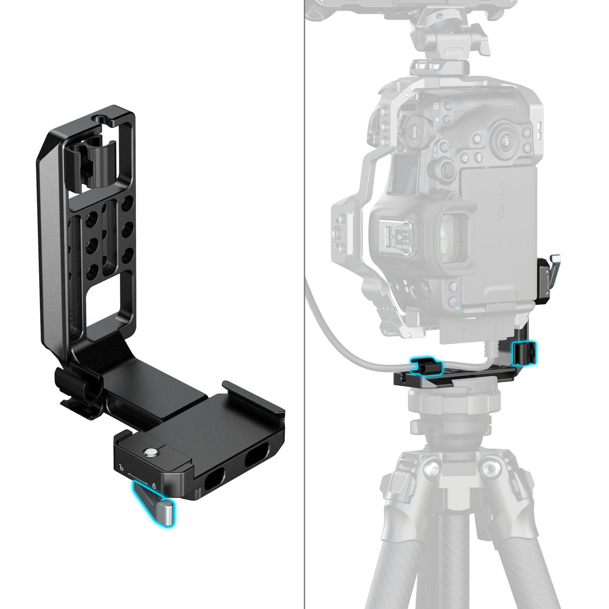 SmallRig 5594 Vertical Mount Plate for Cage with Arca-Type