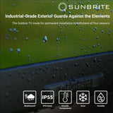 SunBrite Veranda Series 3 Full-Shade 4K HDR UHD Outdoor Smart Android TV Black
