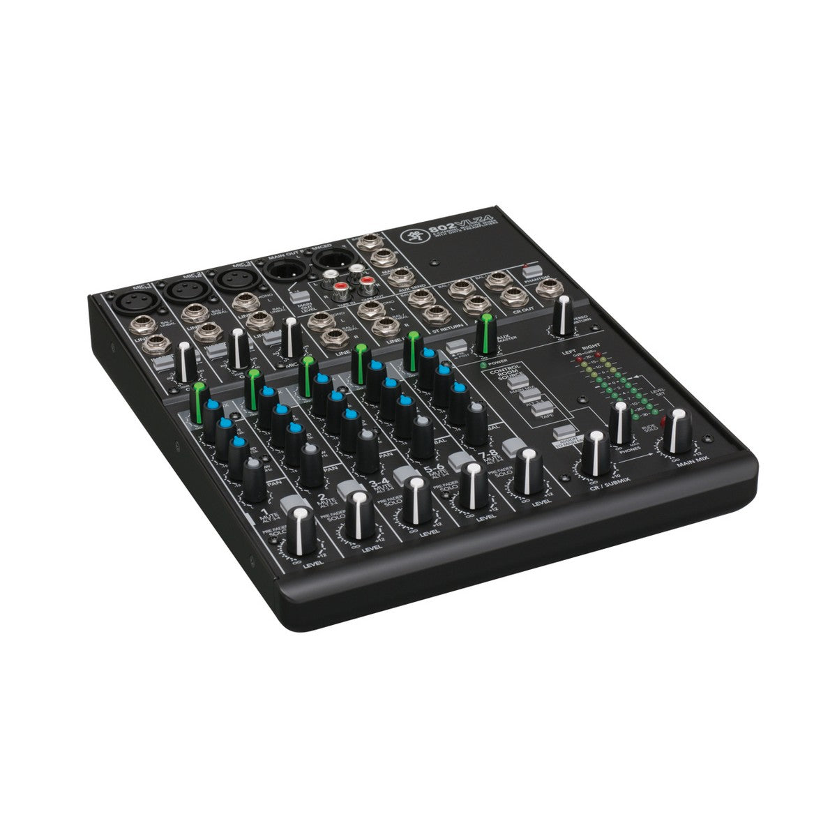 Mackie 802VLZ4 8-Channel Compact Analog Mixer with 3 Onyx preamps