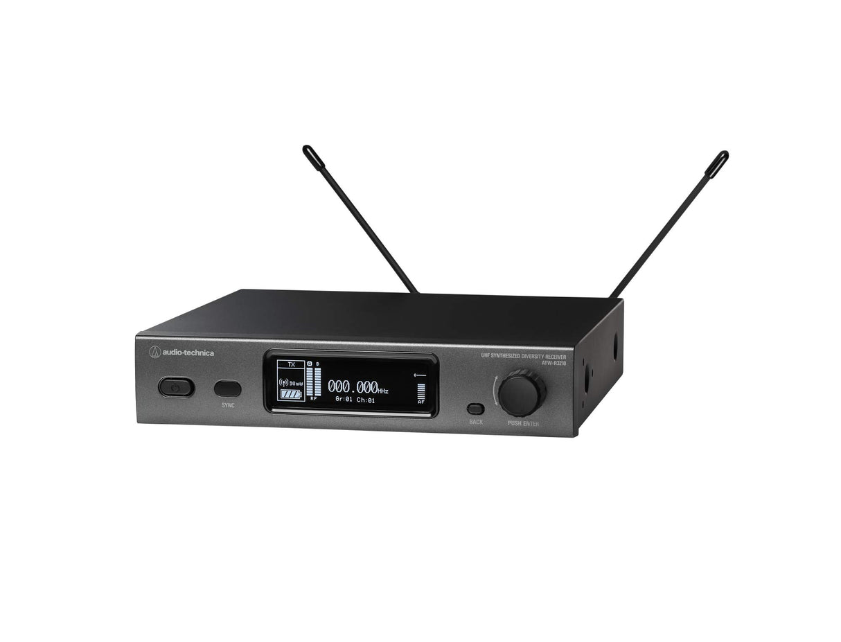 Audio Technica ATW-R3210DE2 3000 Series 4th Generation True Diversity Receiver 470.125 to 529.975 MHz