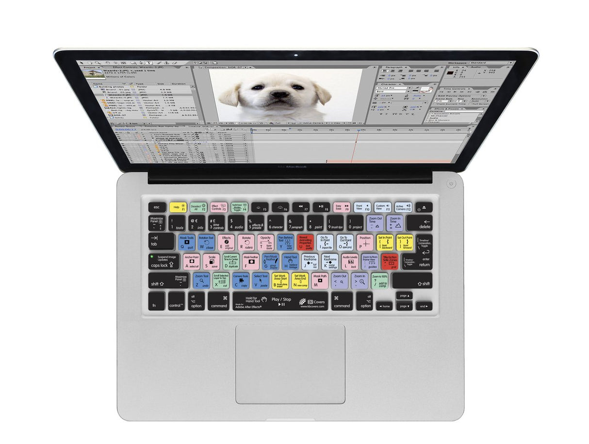 KB Covers After Effects Keyboard Cover for MacBook/Air 13/Pro 2008+/Retina and Wireless