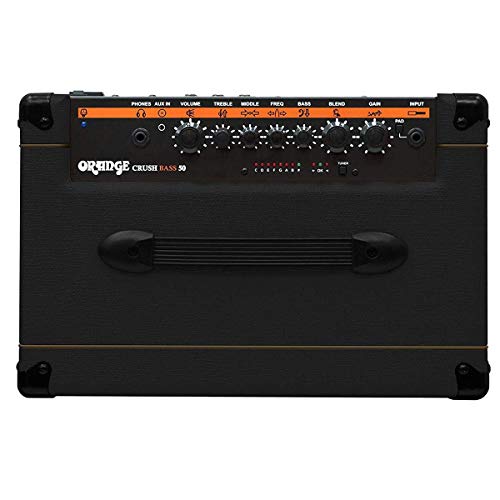 Orange CRUSH-BASS-50-BLK 50 Watt 12 Inch Bass Amp Combo Black