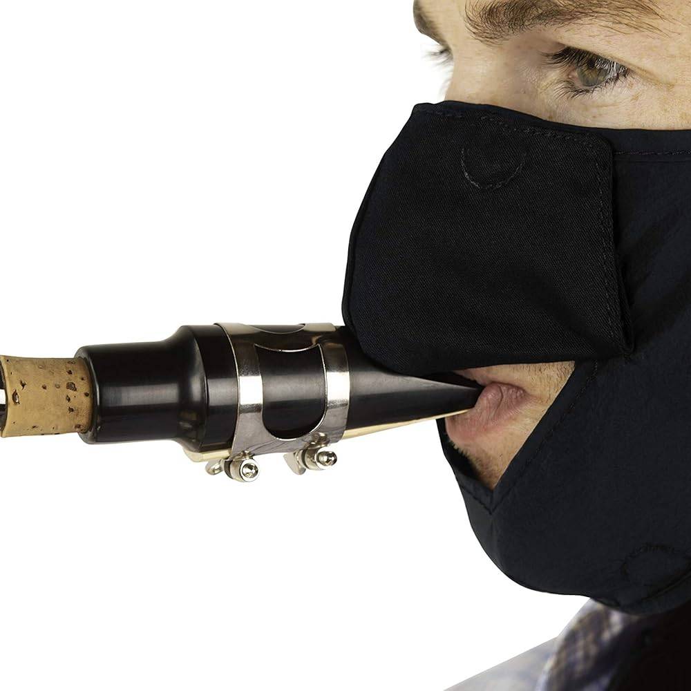 Gator GBOM-LARGEBK Large-Size Wind Instrument Double-Layer Face Mask