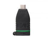 C2G 29880 Retractable Table Box Mount 4K HDMI Adapter Ring with Color Coded Mini DisplayPort DisplayPort and USB-C