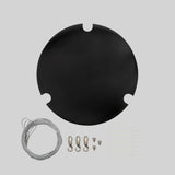 Shure MXA901B-R-GM-V Black Ceiling Array Microphone with Suspension Kit