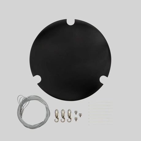 Shure MXA901B-R-GM-V Black Ceiling Array Microphone with Suspension Kit