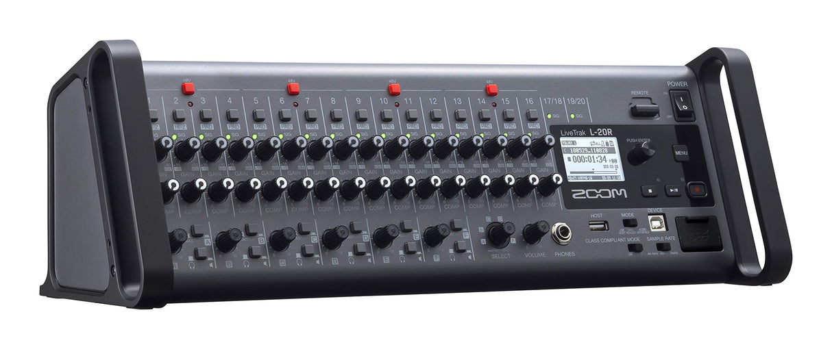 Zoom LIVETRAK L-20R Rackmountable Live Digital Mixer / Recorder