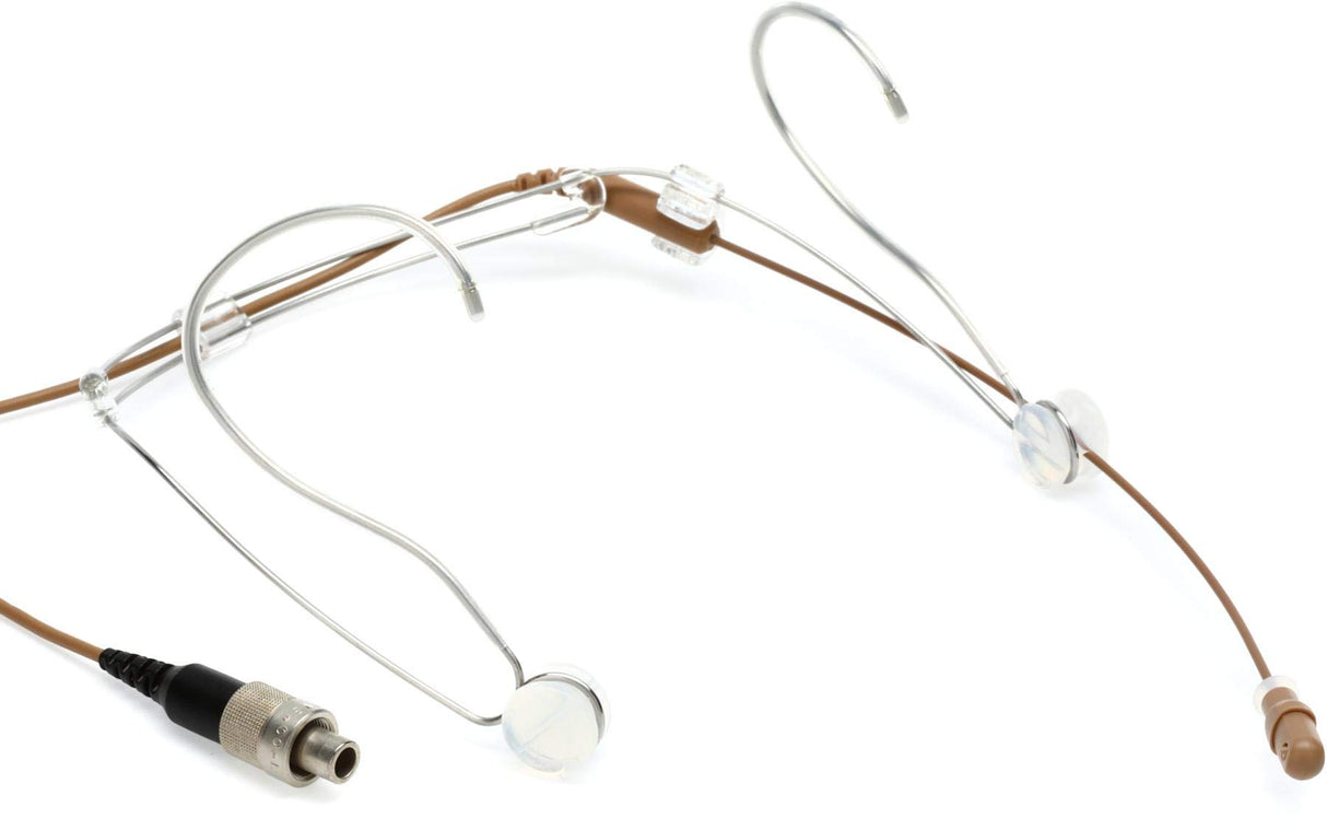 Shure DH5C/O-LM3 DuraPlex Omnidirectional Headset Microphone, Cocoa, LEMO Connector