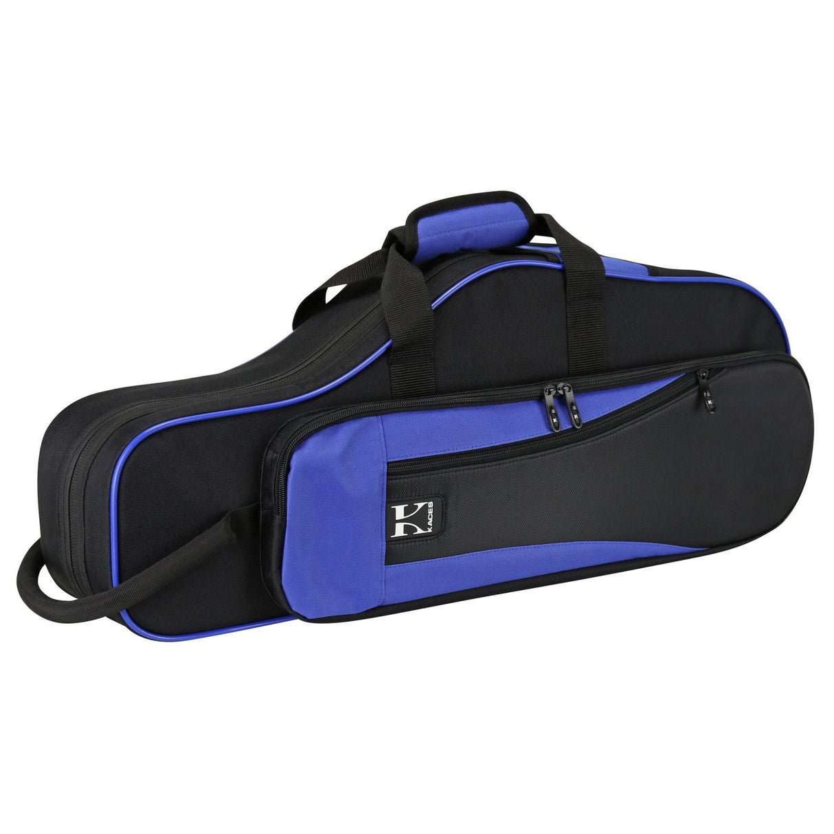 Kaces KBO-ASBL Lightweight Hardshell Alto Sax Case, Blue