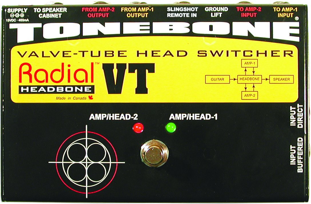 Radial ToneBone HEADBONE VT Two Valve Tube Head Switcher