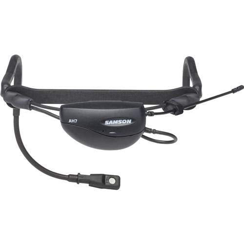 Samson AH7 Transmitter with Qe Fitness Headset Microphone, K1 489.050 MHz