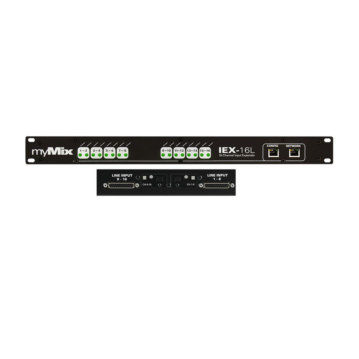 myMix IEX-16L-A 16 Channel Digital Analog Input Expander