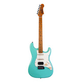 JET Guitars JS-400 SFG HSS Basswood Body Electric Guitar with Roasted Maple Neck Seafoam Green - guitar