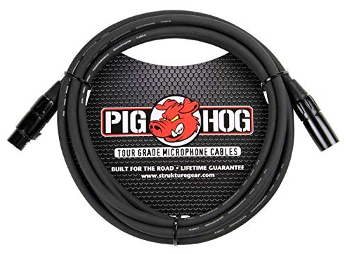 Pig Hog PHM10 8mm Microphone Cable, 10ft XLR