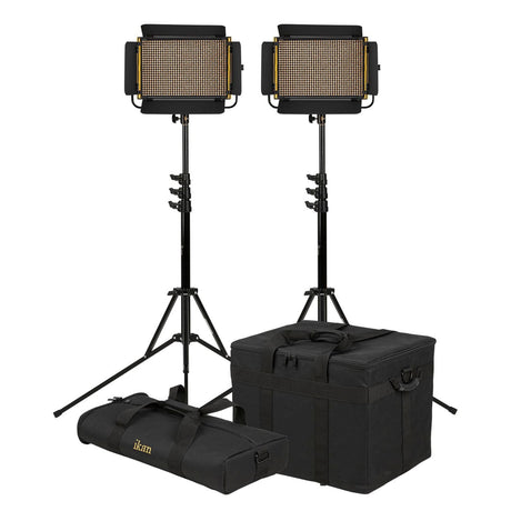Ikan OYB5-2PT-KIT Onyx Half x 1 Bi-Color 2-Point LED Light Kit