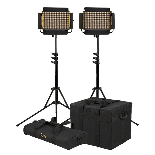 Ikan OYB5-2PT-KIT Onyx Half x 1 Bi-Color 2-Point LED Light Kit