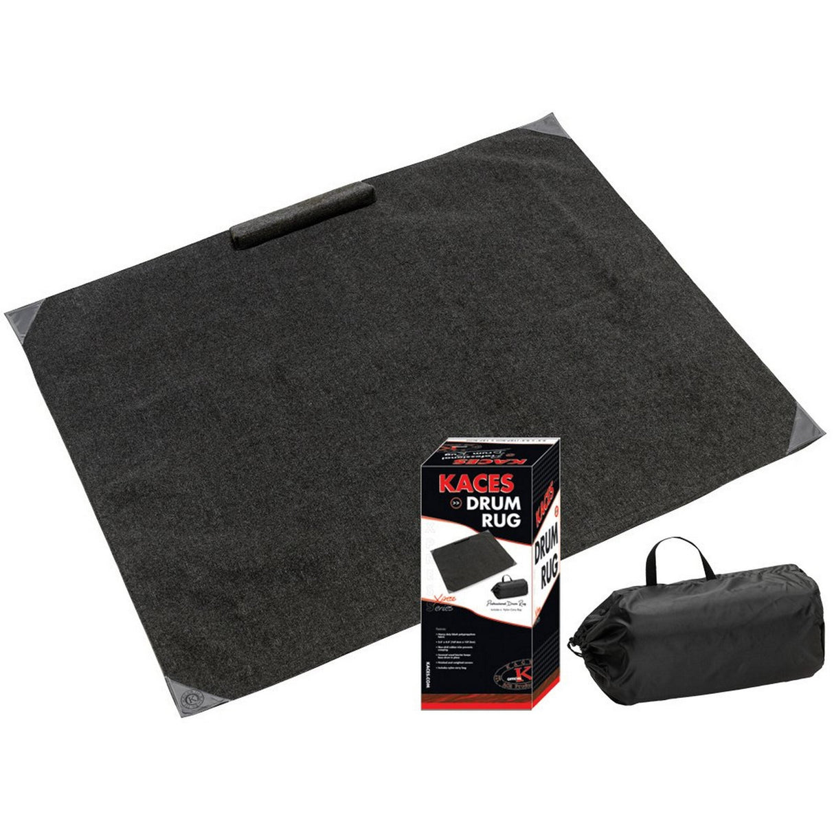 Kaces KCP-5 Crash Pad Drum Rug with Carry Bag