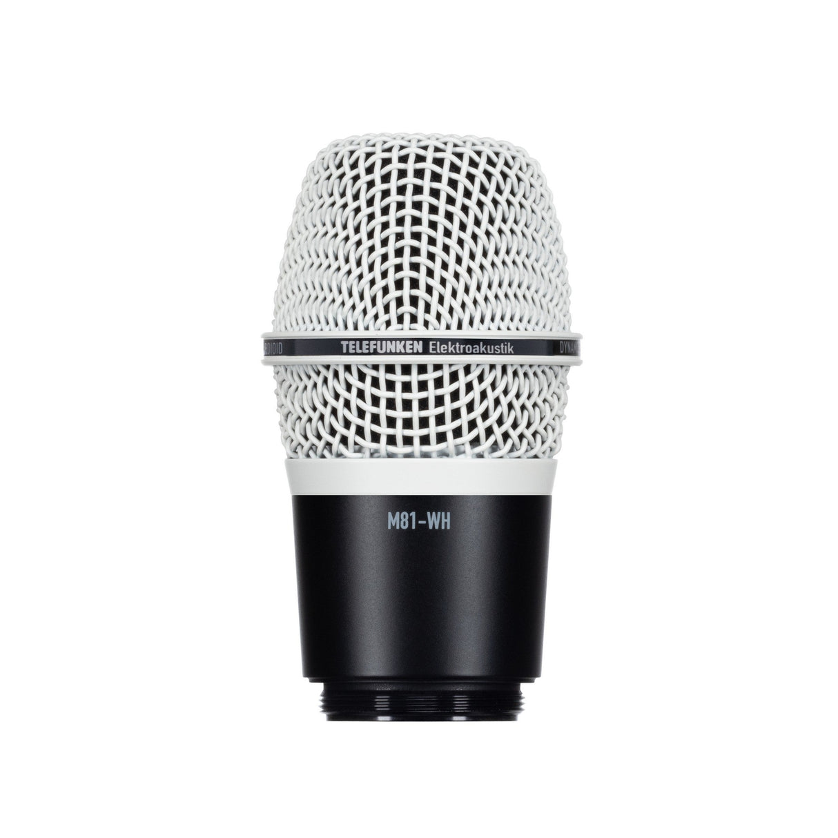 Telefunken M81-WH Supercardioid Universal Wireless Dynamic Microphone Capsule, White