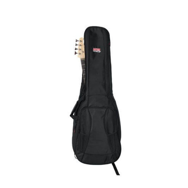 Gator GB-4G-BASSX2 4G Style Gig Bag for 2 Bass Guitars with Adjustable BackPack Straps - accessories