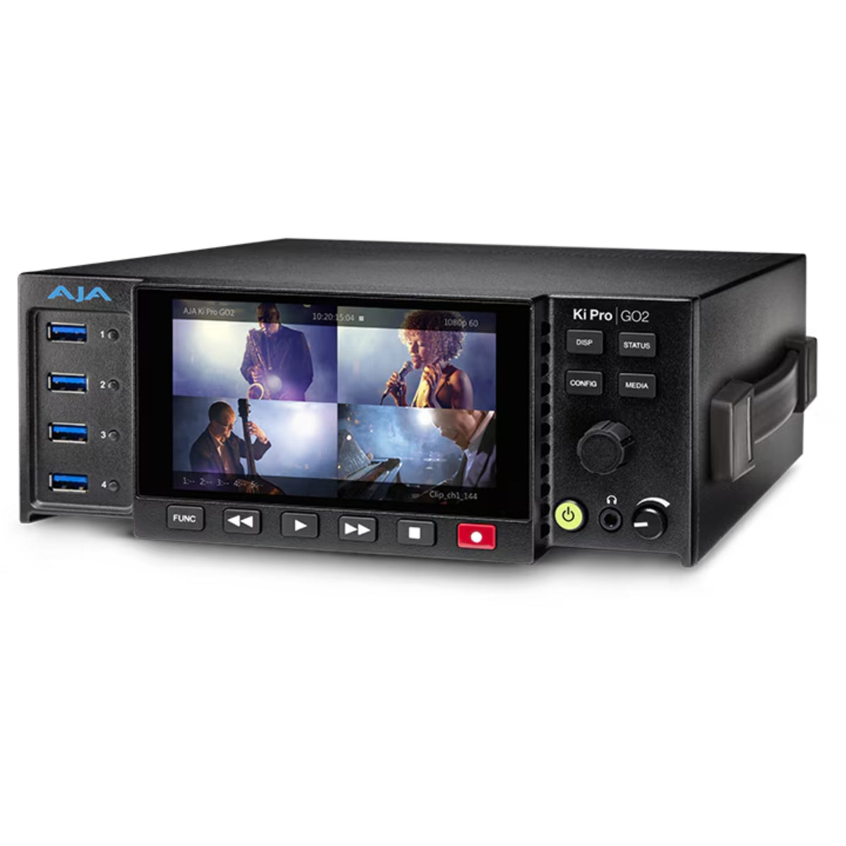 AJA Ki Pro GO2 Multi-Channel H.265/H.264 Recorder/Player