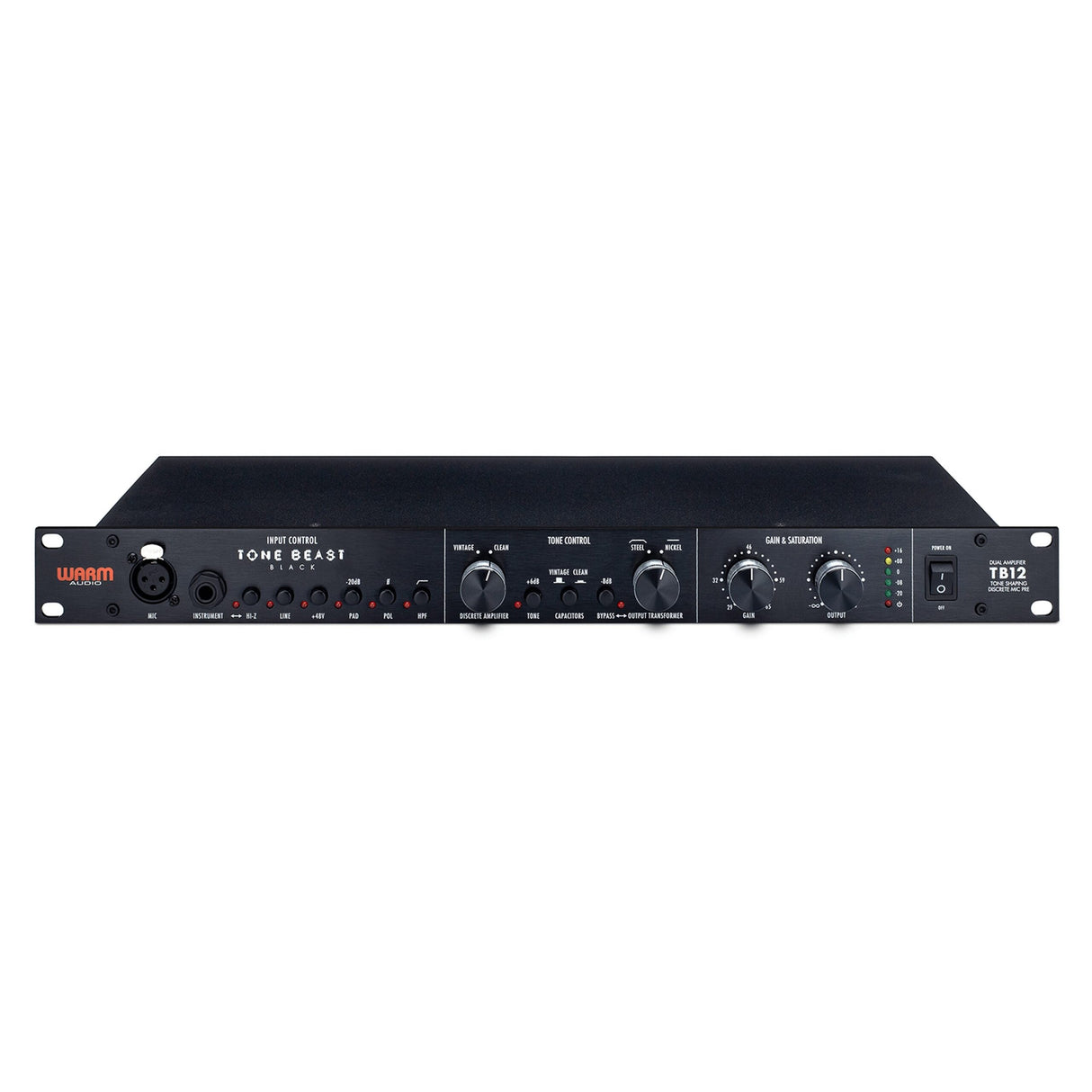 Warm Audio TB12-B Tone Beast Microphone Preamp, Black