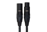Hosa CMK-025AU Neutrik XLR3F to XLR3M Edge Microphone Cable 25 Feet