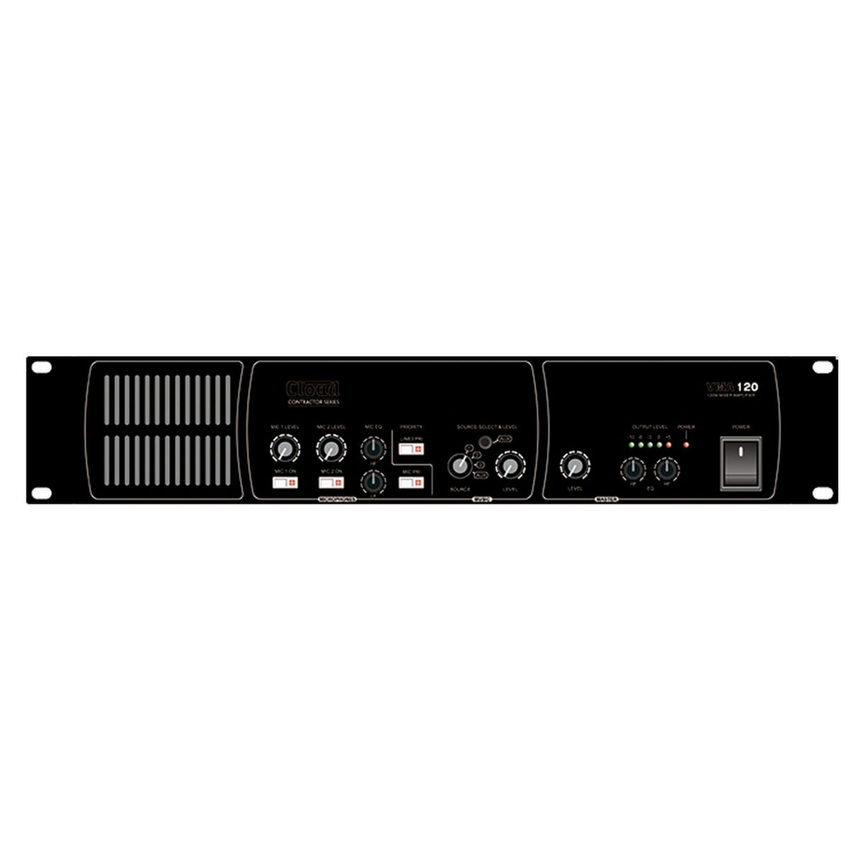 Cloud Electronics VMA120 2U Mixer Amplifier