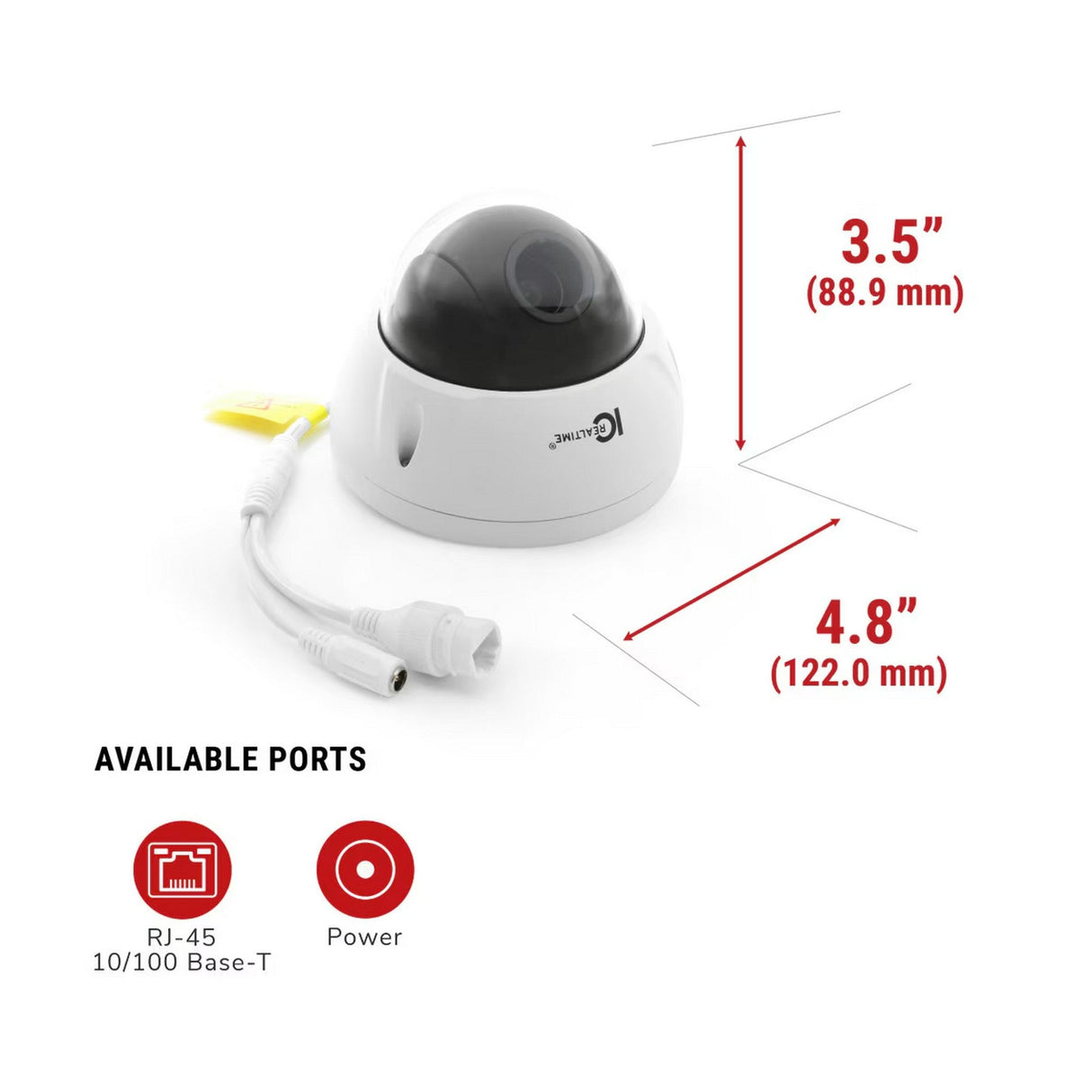 IC Realtime IPFX-P4004-W1 4MP IP Mini PTZ Dome Network Camera