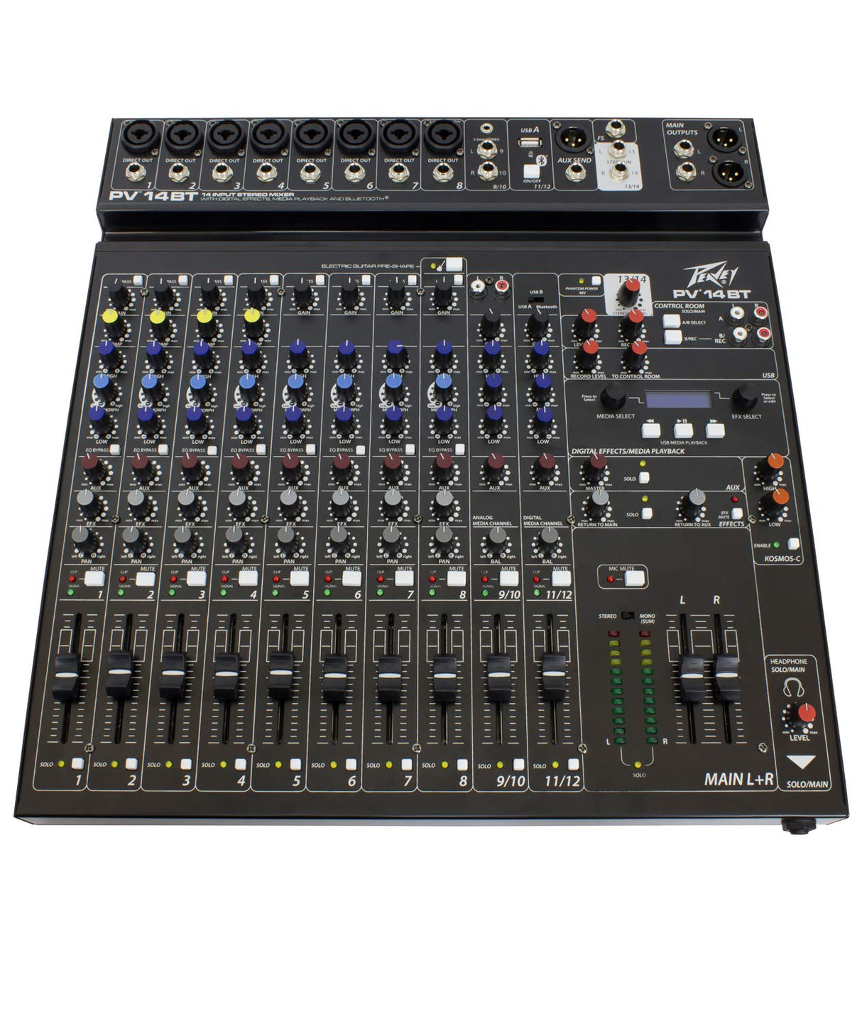 Peavey PV 14BT Compact 14 Channel Mixer with Bluetooth