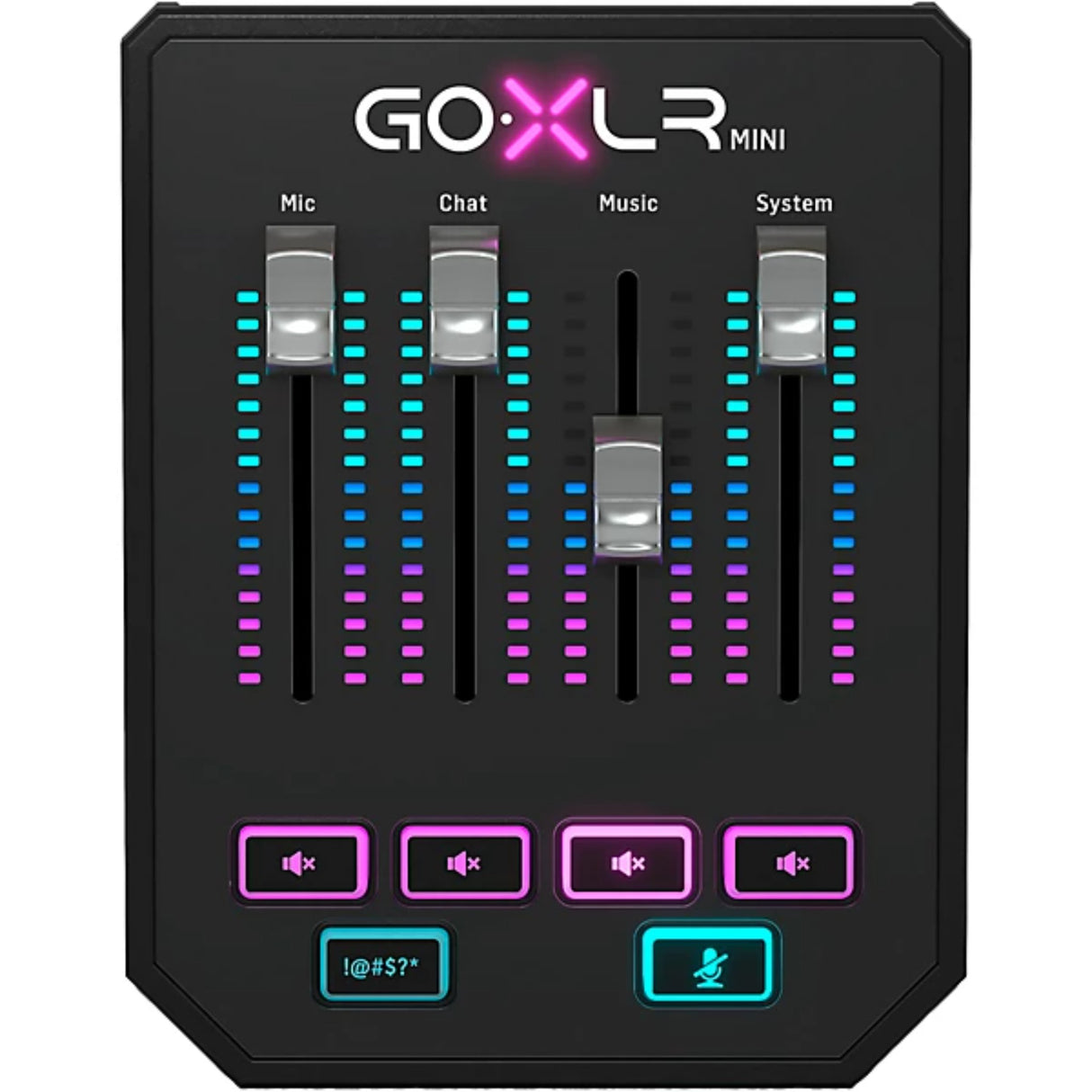 TC Helicon - TC-Helicon GoXLR Mini 4-Channel USB Streaming Mixer & Audio Interface - GoXLR MINI