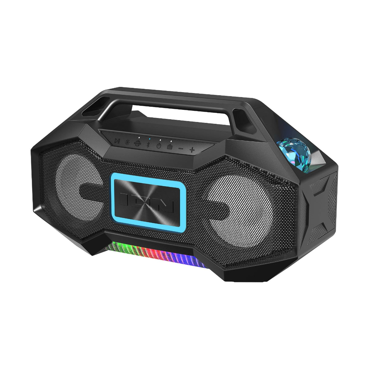 ION Audio Party Rocker Go Portable Boom Box with Lights