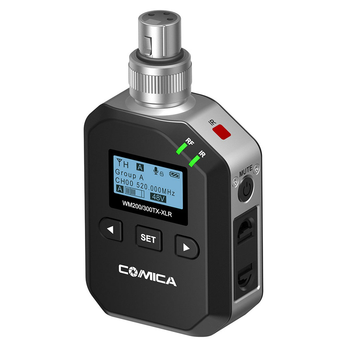 Comica CVM-WM200300XLR UHF Metal XLR Wireless Transmitter