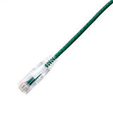 LYNN CPCS-AGN-002F CHOICE Slim 28AWG CAT6A Ethernet Patch Cable 2-Foot Green