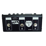 Rolls ABC904 Route Three Passive Stereo/Mono Guitar Pedal Switcher - accessories