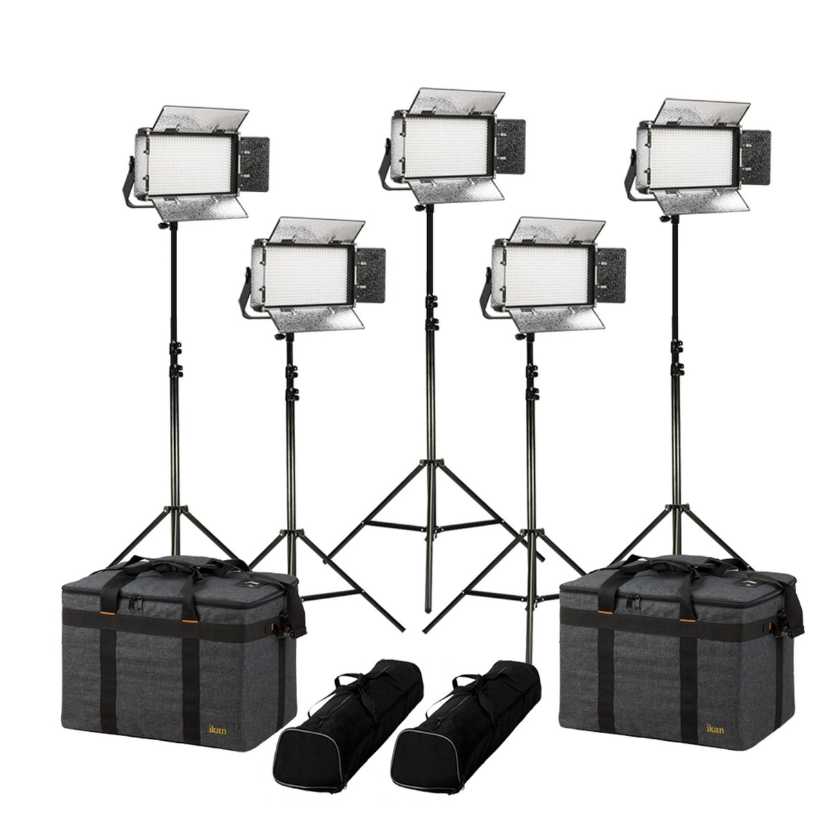 Ikan RW5-5PT-KIT Rayden Half x 1 Daylight 5600K 5-Point Panel LED Light Kit