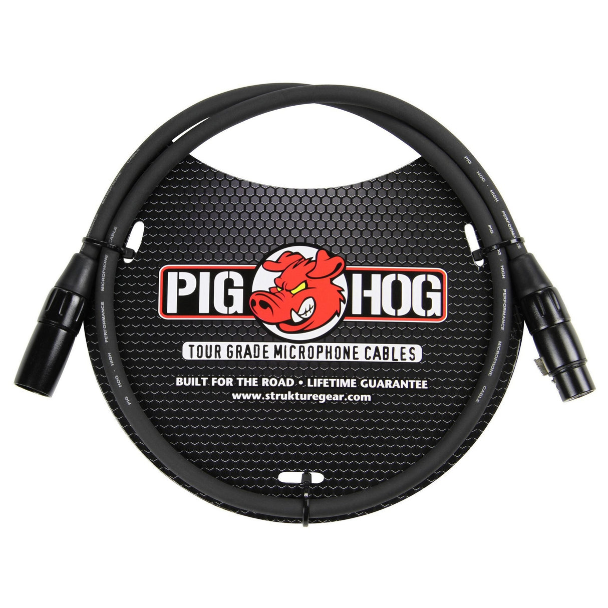 Pig Hog PHM3 8mm Microphone Cable, 3ft XLR