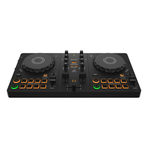 AlphaTheta DDJ-FLX2 2-Channel DJ Controller - Compact rekordbox & djay Compatible USB Controller