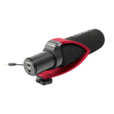 Comica CVM-V30-PRO-R Supercardioid Shotgun Microphone with3.5mm Jack, Red