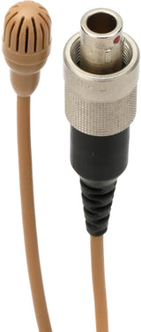 Shure TL47C/O TwinPlex Omnidirectional Subminiature Lavalier Microphone Cocoa with LEMO Connector and Accessories