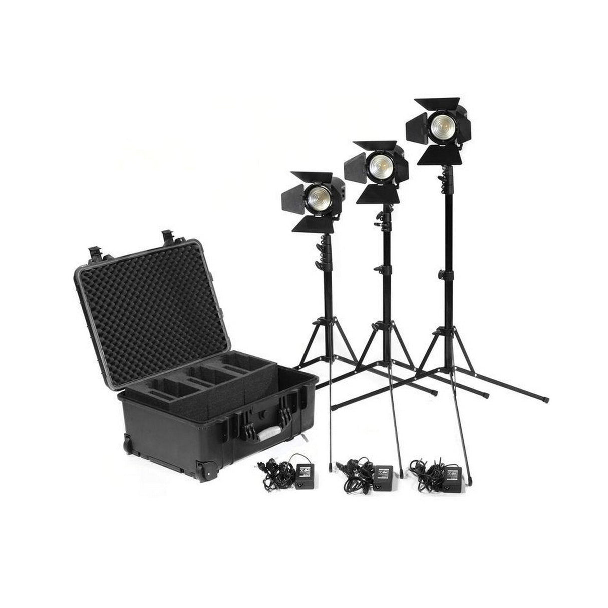 Kinotehnik Practilite 602 Bi-Color Smart LED Fresnel 3 Light Kits