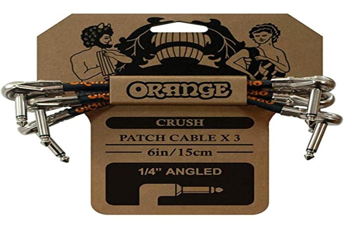 Orange CA038 Crush 6-Inch Patch Cable, 3-Pack