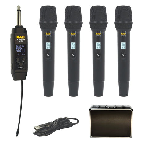 CAD - CAD Audio WX54 4-Channel Wireless Handheld Microphone System - WX54