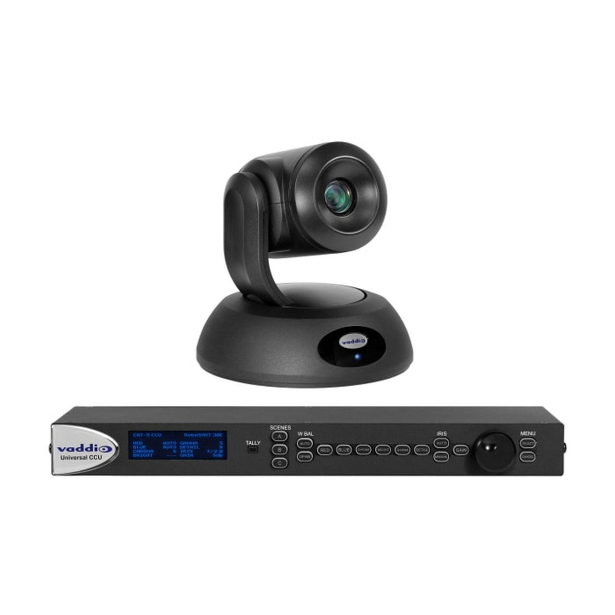 Vaddio RoboSHOT 30E QCCU PTZ Camera System, Black