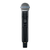 Shure SLXD2/B58 Wireless Handheld Microphone Transmitter - G58: 470 - 514 MHz