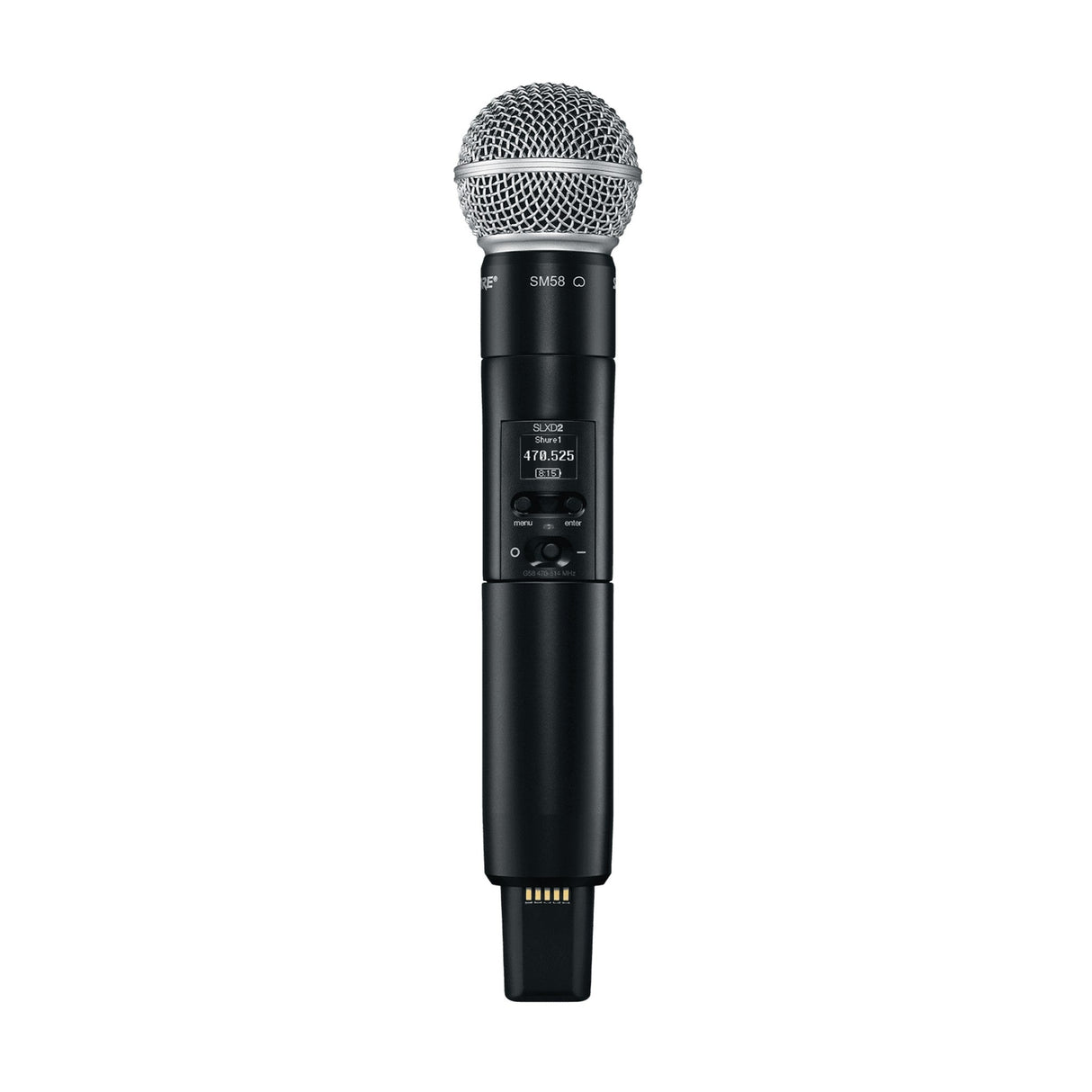 Shure SLXD124/85M Digital Wireless Combo System with SM58 Handheld and WL185m Lavalier Microphones