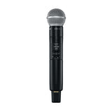 Shure SLXD124/85M Digital Wireless Combo System with SM58 Handheld and WL185m Lavalier Microphones