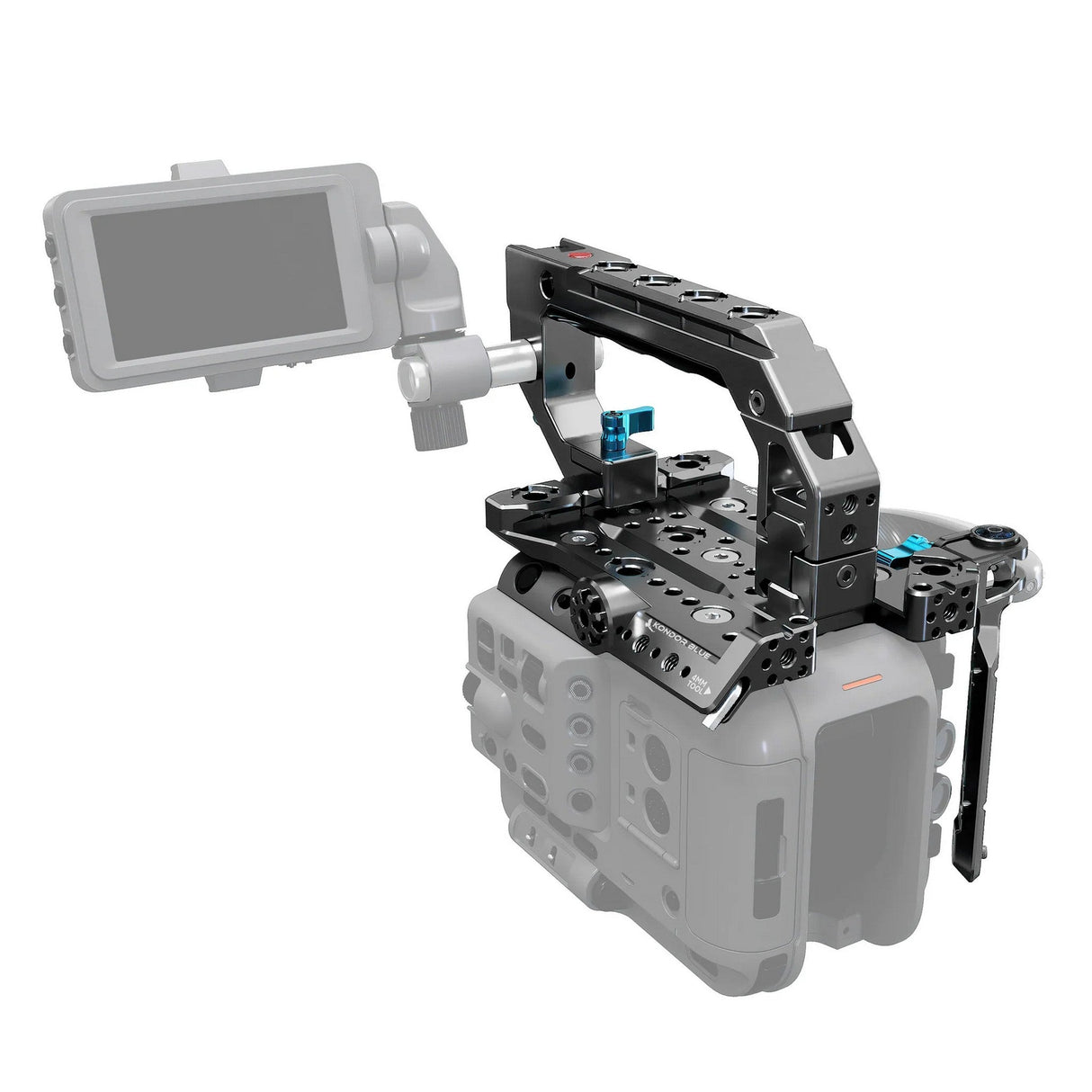 Kondor Blue Cage with Trigger Handle for Sony FX6 Space Gray